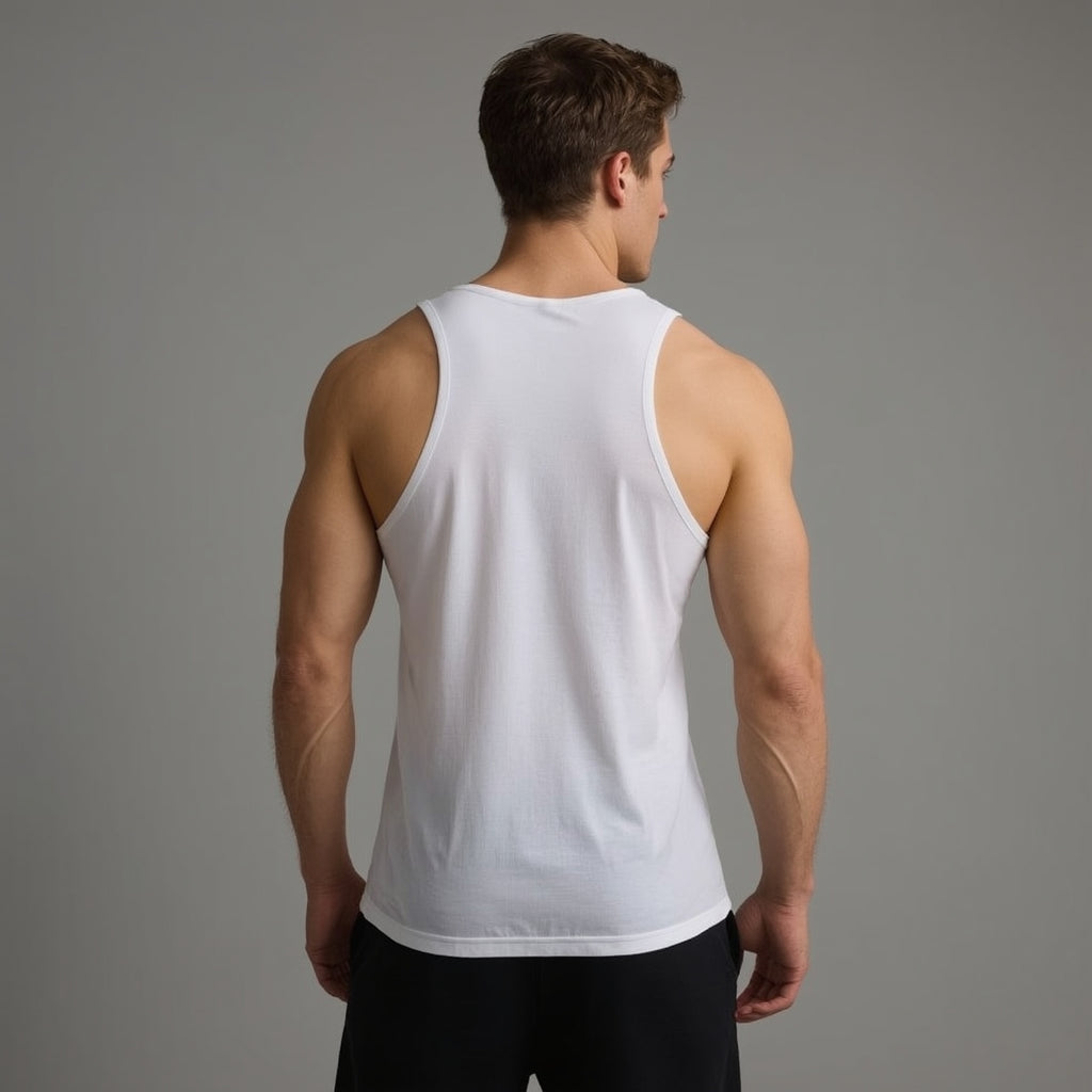 Sulva Muscle Tank Top for Men – Sleeveless Workout Tee for Gym & Athleisure
