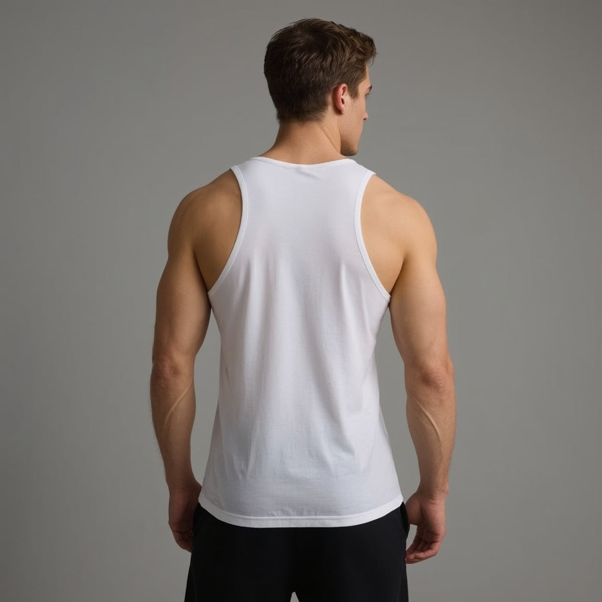 Sulva Muscle Tank Top for Men – Sleeveless Workout Tee for Gym & Athleisure