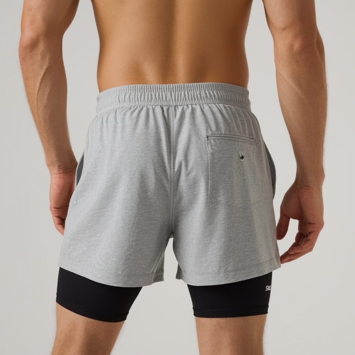 SULVA Performance Gym Shorts – 2-in-1 Design for Men