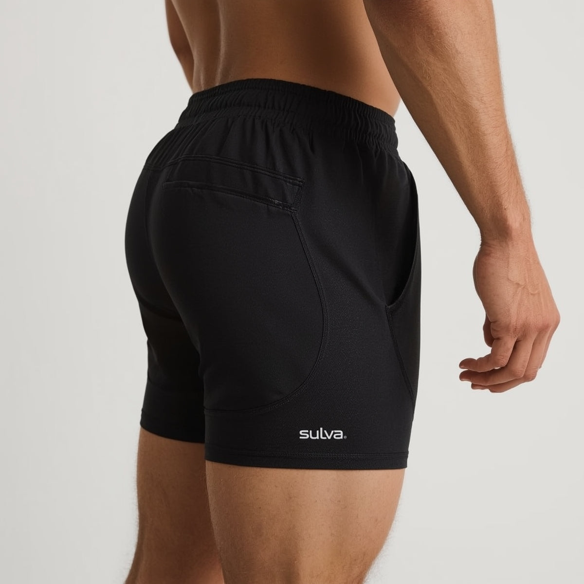 SULVA Performance Gym Shorts – 2-in-1 Design for Men