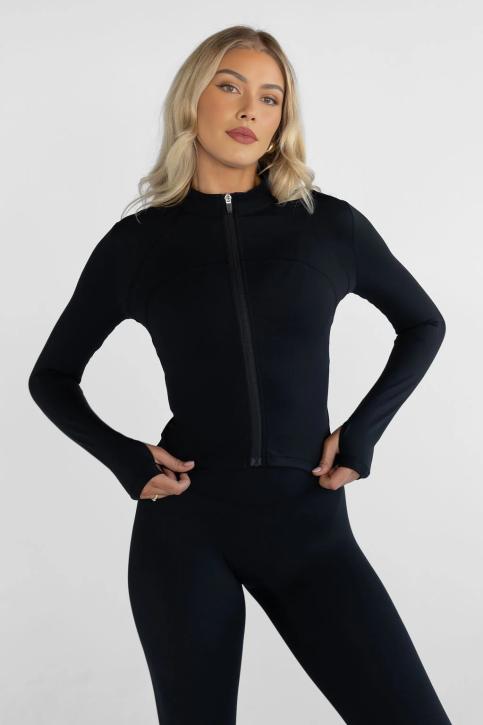 SCULPT Fitted Zip Jacket – Seamless Contour Fit | Sulva Activewear